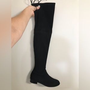 NEW Stuart weitzman lowland black suede boots
